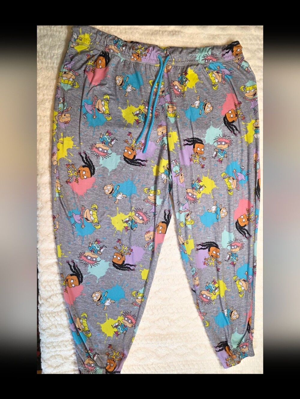 Nickelodeon Rugrats Allover Print Jogger Lounge Pants 3X